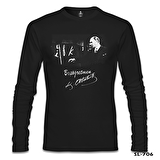 Başöğretmen Atatürk - Öğretmenler Günü Siyah Erkek Sweatshirt
