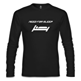 Need for Sleep Siyah Erkek Sweatshirt