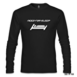Need for Sleep Siyah Erkek Sweatshirt