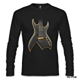 Gitar Siyah Erkek Sweatshirt
