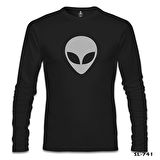 Alien Siyah Erkek Sweatshirt