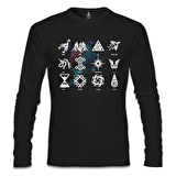 EXO - Signs Siyah Erkek Sweatshirt