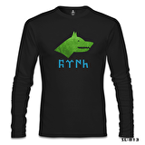 Türk Kurt 2 Siyah Erkek Sweatshirt