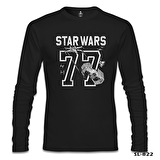 Star Wars - 77 Siyah Erkek Sweatshirt