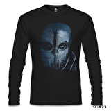 Call of Duty - Ghosts Mask Siyah Erkek Sweatshirt