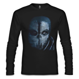 Call of Duty - Ghosts Mask Siyah Erkek Sweatshirt