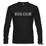 Burzum - Logo Siyah Erkek Sweatshirt