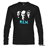 R.E.M Siyah Erkek Sweatshirt