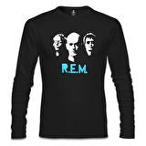 R.E.M Siyah Erkek Sweatshirt