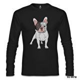French Bulldog Siyah Erkek Sweatshirt