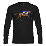 At 5 Siyah Erkek Sweatshirt