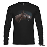 At 6 Siyah Erkek Sweatshirt