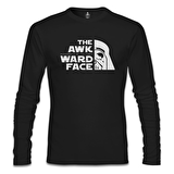 Star Wars - Awkwardness of The Force Siyah Erkek Sweatshirt