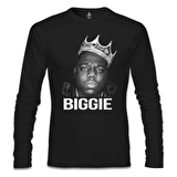 Biggie Siyah Erkek Sweatshirt
