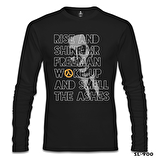 Half Life 2 - Rise and Shine  Siyah Erkek Sweatshirt