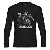 Scorpions - Group Siyah Erkek Sweatshirt
