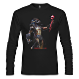 AVP - Predator City Hunter Siyah Erkek Sweatshirt