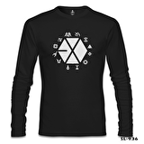 EXO - Exo Land Siyah Erkek Sweatshirt