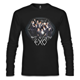 EXO - Group Siyah Erkek Sweatshirt