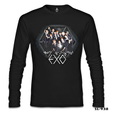 EXO - Group Siyah Erkek Sweatshirt