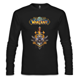 World of Warcraft - Logo Siyah Erkek Sweatshirt