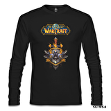 World of Warcraft - Logo Siyah Erkek Sweatshirt