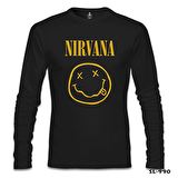 Nirvana - Come As You Are Siyah Erkek Sweatshirt