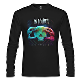 In Flames - Battles Siyah Erkek Sweatshirt