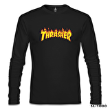Thrasher Siyah Erkek Sweatshirt