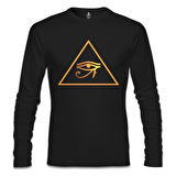 Ra'nın Gözü Siyah Erkek Sweatshirt
