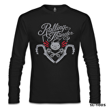 Rolling Thunder Siyah Erkek Sweatshirt
