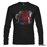 Metal Gear Solid V - The Phantom Pain Siyah Erkek Sweatshirt