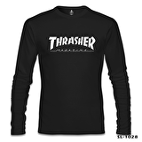 Thrasher Magazine Siyah Erkek Sweatshirt