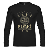Vikings - Floki Siyah Erkek Sweatshirt
