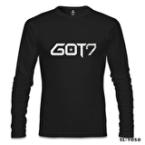 G.O.T7 - Logo Siyah Erkek Sweatshirt