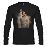 Narcos - Pablo Escobar Siyah Erkek Sweatshirt