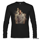 Narcos - Pablo Escobar Siyah Erkek Sweatshirt