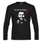 Narcos - Plata o Plomo 2 Siyah Erkek Sweatshirt