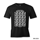 Star Trek -  Mr. Spock Siyah Erkek Tshirt