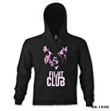 Fight Club - Smoky Siyah Erkek Kapşonlu
