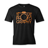 lOvePhOto Siyah Erkek Tshirt