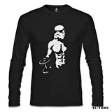 Bodybuilding - Star Wars Siyah Erkek Sweatshirt