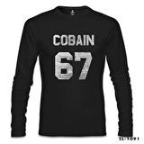 Kurt Cobain - 67 Siyah Erkek Sweatshirt