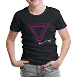 Lady Gaga - Born this Way Logo Siyah Çocuk Tshirt