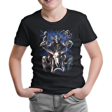 Motosiklet - Ride or Die Siyah Çocuk Tshirt