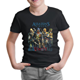 Assassin's Creed Unity 2 Siyah Çocuk Tshirt
