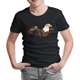 Kartal 2 Siyah Çocuk Tshirt