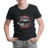 Supernatural - 67 Impala Siyah Çocuk Tshirt