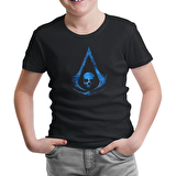 Assassin's Creed 7 Siyah Çocuk Tshirt