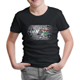 Pink Floyd - The Pink Side Siyah Çocuk Tshirt